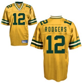 Green Bay Packers #12 Aaron Rodgers Jerseys Yellow