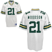 Green Bay Packers #21 Charles Woodson White