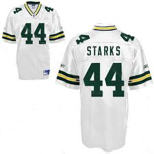 Green Bay Packers #44 James Starks 2011 Super Bowl XLV Jersey White
