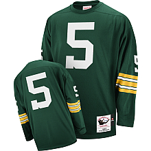 Green Bay Packers #5 Paul Hornung Throwback Jersey mitchellandness green