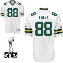 Green Bay Packers #88 Jermichael Finley 2011 Super Bowl XLV Jersey white