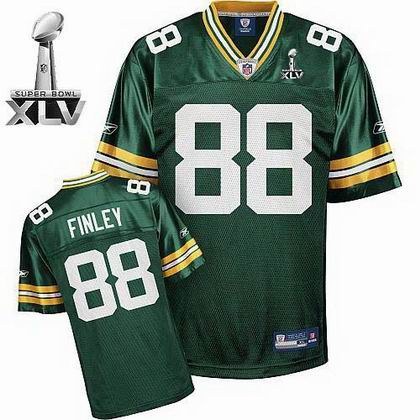 Green Bay Packers #88 Jermichael Finley Green 2011 Super Bowl XLV Jersey green