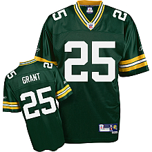 Green Bay Packers 25# Ryan Grant Premier green jerseys