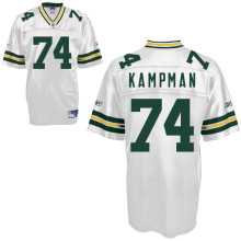 Green Bay Packers 74# Aaron Kampman White