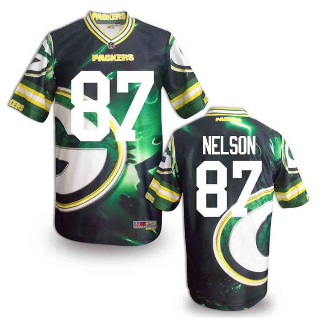 Green Bay Packers 87 Jordy Nelson 2014 NFL fashion G jerseys