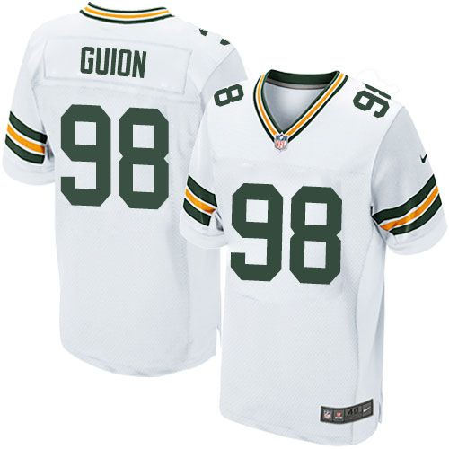 Green Bay Packers 98 Letroy Guion Green Team Color Nike NFL Elite Jersey