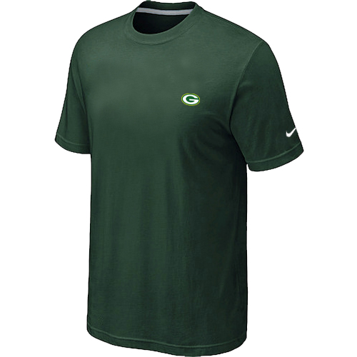 Green Bay Packers Chest embroidered logo T-Shirt D.Green