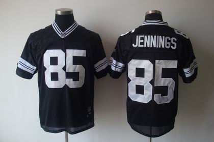 Green Bay Packers Greg Jennings #85 full black jerseys