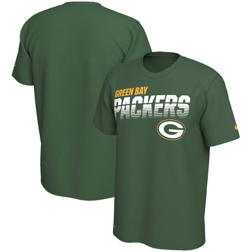 Green Bay Packers Nike Sideline Line Of Scrimmage Legend Performance T-Shirt Green