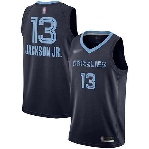 Grizzlies #13 Jaren Jackson Jr. Navy Blue Basketball Swingman Icon Edition Jersey(1)