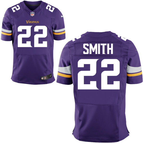 Harrison Smith Minnesota Vikings #22 Purple Stitched Nike Elite Jersey
