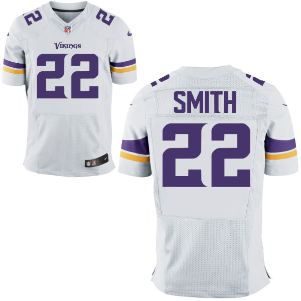 Harrison Smith Minnesota Vikings #22 White Stitched Nike Elite Jersey