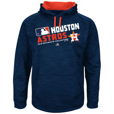 Houston Astros Authentic Collection Navy Team Choice Streak Hoodie