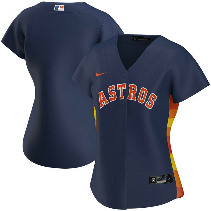 Houston Astros Nike Women's Alternate 2020 MLB Team Jersey Navy