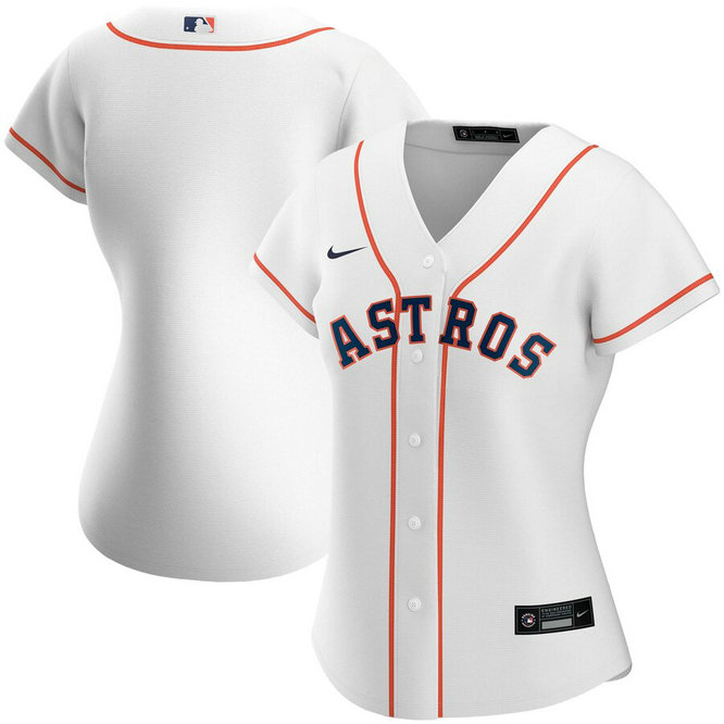 Houston Astros Nike Women's Home 2020 MLB Team Jersey White