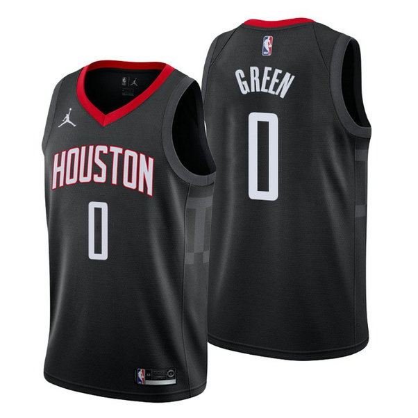 Houston Rockets #0 Jalen Green Black NBA Swingman Statement Edition Jersey