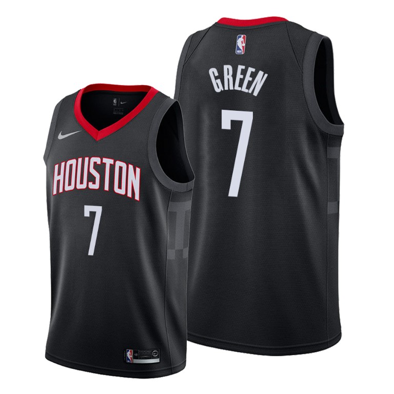 Houston Rockets #7 Jalen Green Black Jersey 2021 NBA