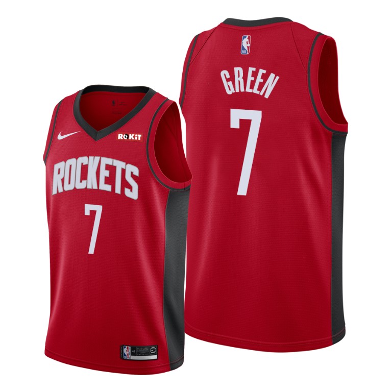 Houston Rockets #7 Jalen Green Red JerseyS 2021 NBA