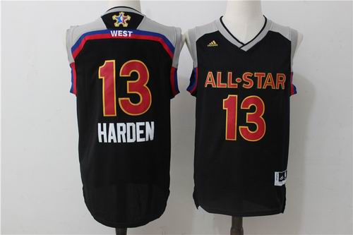 Houston Rockets 13# James Harden Black 2017 All Star Jersey