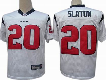 Houston Texans #20 Steve Slaton jerseys white