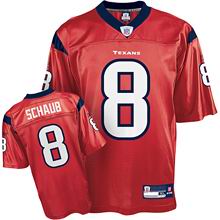 Houston Texans #8 Matt Schaub Alternate Jersey RED