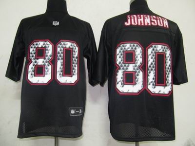 Houston Texans 80 Andre Johnson Black United Sideline Jersey