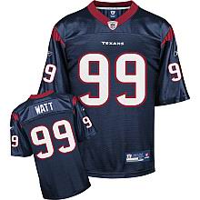 Houston Texans 99# J.J. Watt Team blue Color Jersey