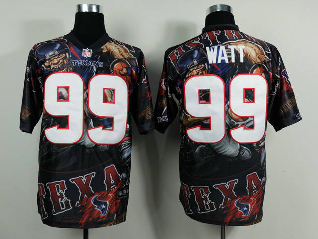 Houston Texans 99 J.J. Watt Fanatical Version stitched NFL Jerseys