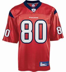 Houston Texans A.Johnson #80 Red jersey