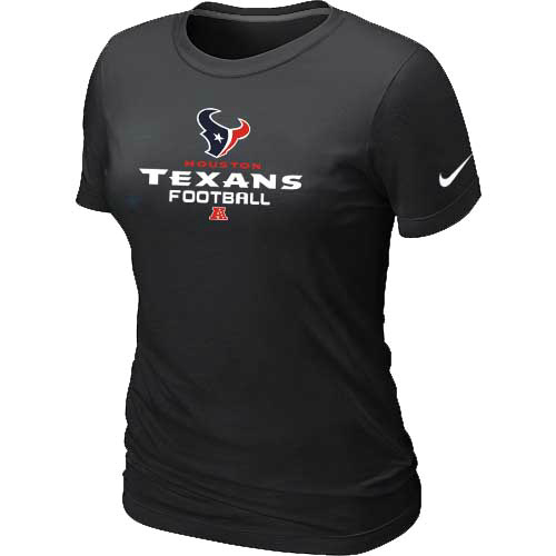 Houston Texans Black Women's Critical Victory T-Shirt