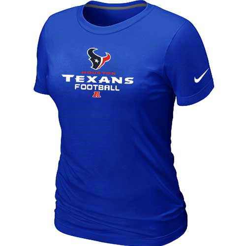 Houston Texans Blue Women's Critical Victory T-Shirt