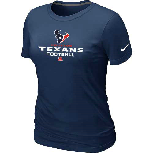 Houston Texans D.Blue Women's Critical Victory T-Shirt