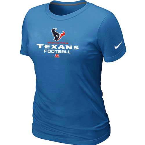 Houston Texans L.blue Women's Critical Victory T-Shirt