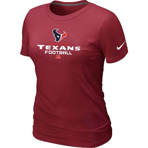 Houston Texans Red Women's Critical Victory T-Shirt