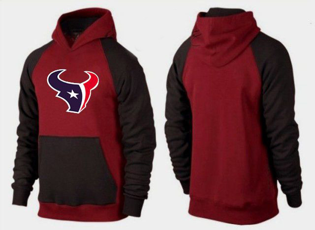 Houston Texans Red with black team logo hoddie
