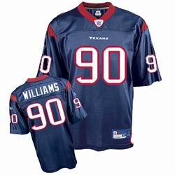 Houston Texans Williams #90 Blue jersey