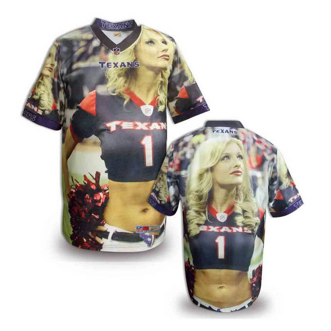 Houston Texans blank fashion NFL jerseys(11)
