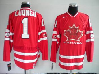 Ice Hockey 2010 OLYMPIC Team Canada #1 LUONGO red jersey