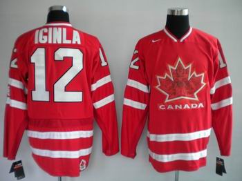 Ice Hockey 2010 OLYMPIC Team Canada #12 IGINLA red jersey