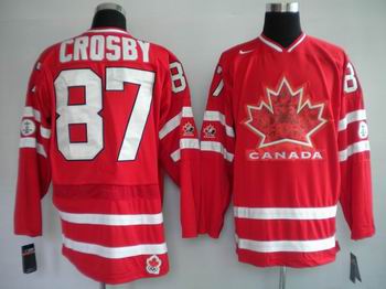 Ice Hockey 2010 OLYMPIC Team Canada #87 CROSBY red jersey