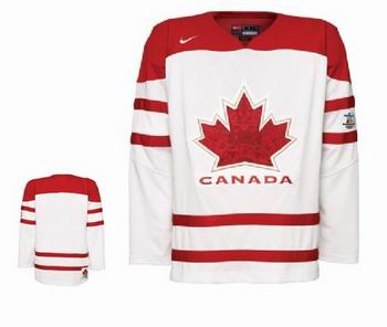 Ice Hockey 2010 OLYMPIC Team Canada Blank WHITE jersey