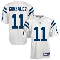Indianapolis Colts #11 Anthony Gonzalez White Football Jersey