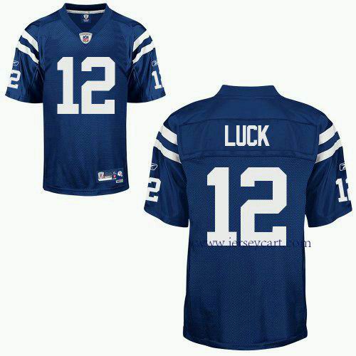 Indianapolis Colts #12 Andrew Luck Blue Jersey