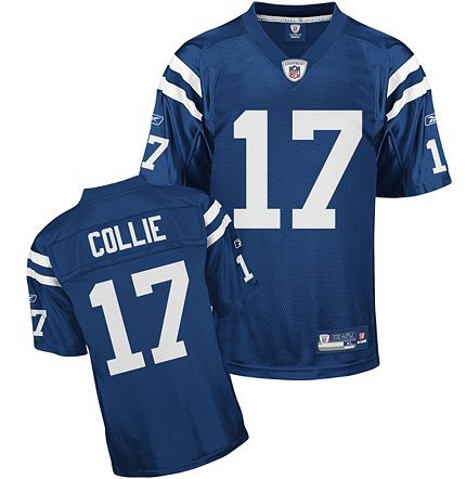 Indianapolis Colts #17 Austin Collie Team Color blue Jersey