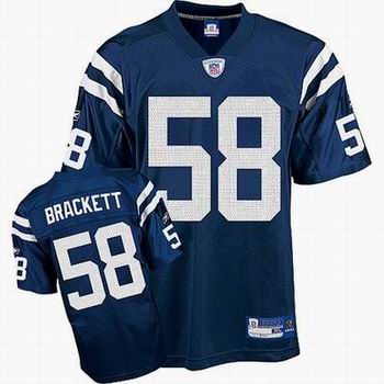 Indianapolis Colts #58 Gary Brackett Team Color Jersey blue