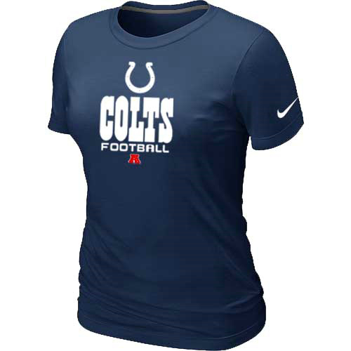 Indianapolis Colts D.Blue Women's Critical Victory T-Shirt