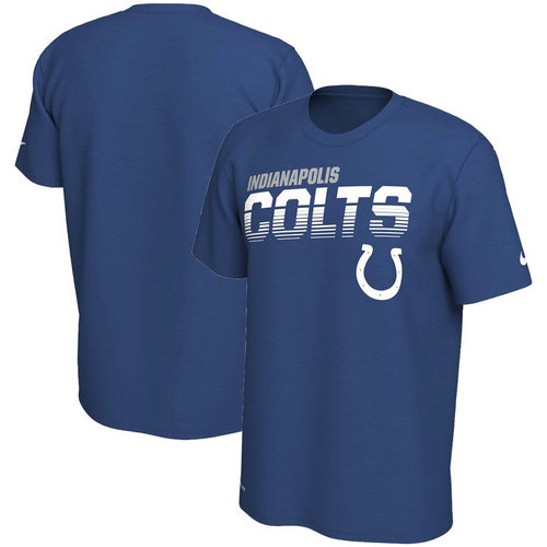 Indianapolis Colts Nike Sideline Line Of Scrimmage Legend Performance T-Shirt Royal