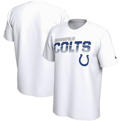 Indianapolis Colts Nike Sideline Line Of Scrimmage Legend Performance T-Shirt White