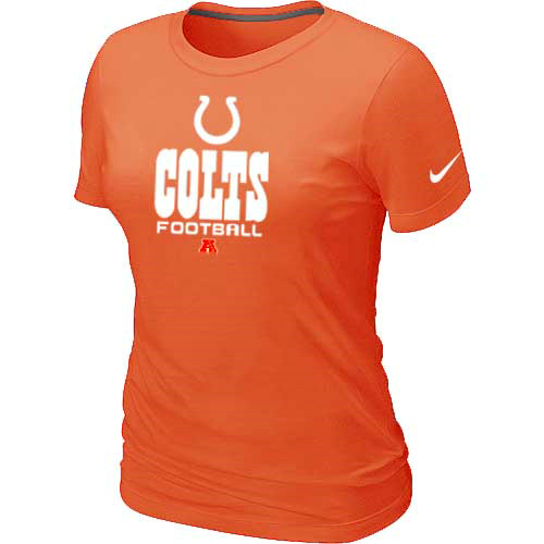 Indianapolis Colts Orange Women's Critical Victory T-Shirt