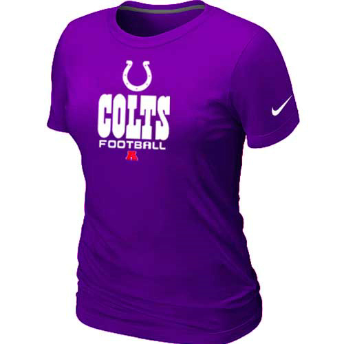 Indianapolis Colts Purple Women's Critical Victory T-Shirt